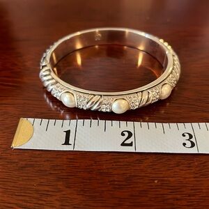 Brighton silver and pearl bracelet